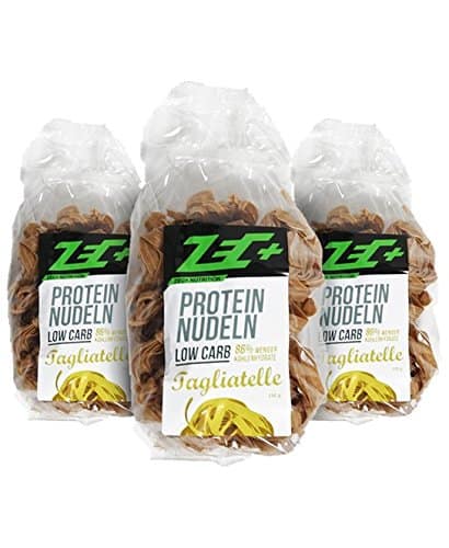 Zec Protein Low Carb Nudeln Leckere Und Kalorienarme Pasta Mit Proteinen Sehr Wenige Kohlenhydraten Low Carb Hoher Ballaststoffanteil 3er Pack 3x250g 750g ᐅᐅ Abnehmen Leicht Gemacht Mit Muskelaufbau Fettabbau